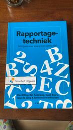 Jaap de Jong - Rapportagetechniek, Jaap de Jong; Christine Swankhuisen; Bas Andeweg; Sjaak Baars..., Ophalen of Verzenden, Zo goed als nieuw