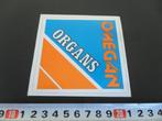 sticker OMEGAN ORGANS, Ophalen, Zo goed als nieuw, Bedrijf of Vereniging
