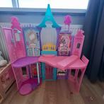 Barbiehuis met Barbiepoppen, Ophalen of Verzenden, Gebruikt