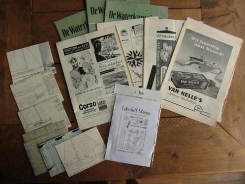 Vintage junkjournal pakket: thema watersport + stempelset!, Hobby en Vrije tijd, Scrapbooking, Zo goed als nieuw, Overige typen