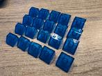 lego 20x dakpan, schuin 2x2 transparant d. blauw voor 1,80, Kinderen en Baby's, Speelgoed | Duplo en Lego, Ophalen of Verzenden