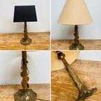 Vintage Messing Brass schemerlamp lamp 1980’s, Huis en Inrichting, Ophalen of Verzenden