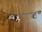 Zilveren kinder bedelarmband-18cm-zilver-bedels-zilver- zgan, Ophalen of Verzenden, Zo goed als nieuw