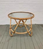 Tafeltje Rotan Trio Noordwolde salontafeltje jaren 60., Ophalen of Verzenden, Zo goed als nieuw, Rechthoekig, Minder dan 55 cm