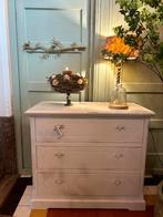 Franse lade kast, wit/beige, baby commode, 100 tot 150 cm, Info@infienile.nl, Nieuw, Ophalen of Verzenden