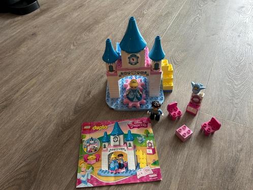 Duplo Disney kasteel Assepoester 10855, Kinderen en Baby's, Speelgoed | Duplo en Lego, Zo goed als nieuw, Duplo, Complete set