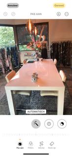 Tafel hooglans wit, Ophalen of Verzenden