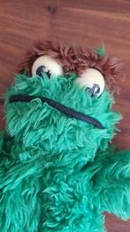 Oscar uit Sesamstraat knuffel, vintage Knickerbocker. 5C6, Kinderen en Baby's, Tweedehands verkoop, Tweedehands verkoop, Gebruikt