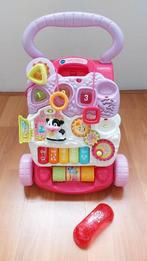 Prachtige VTech Baby Walker roze met activiteitenbord, Ophalen, Zo goed als nieuw, 6 maanden tot 2 jaar