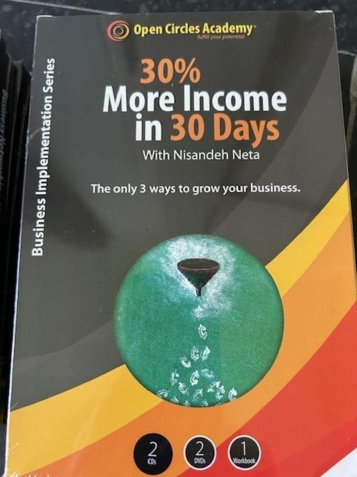 More Income in 30 Days! 30% Master class - Open Circles NEW, Boeken, Advies, Hulp en Training, Nieuw, Ophalen of Verzenden