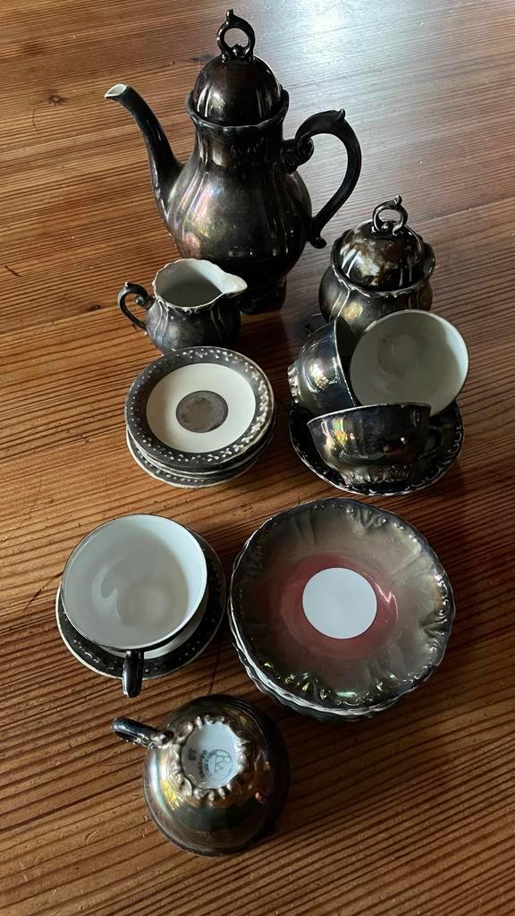 Vintage RW Bavaria Theeservies US Zone (1945-1949), Antiek en Kunst, Antiek | Servies compleet, Ophalen of Verzenden