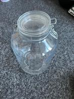Glazen weckpot met beugelsluiting 5L, Ophalen, Zo goed als nieuw, Glas, Pot, Bus of Blik