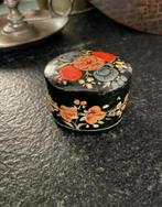 Handbeschilderd ovaal doosje voor ringen, tandjes,oorbellen, Antiek en Kunst, Ophalen of Verzenden