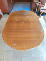 Uitschuifbare eettafel, ovaal, Huis en Inrichting, Tafels | Eettafels, Ophalen, Gebruikt, 200 cm of meer, 50 tot 100 cm