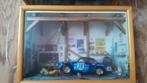 modelauto renault alpine garage diorama 1/24, Hobby en Vrije tijd, Ophalen of Verzenden, Zo goed als nieuw, Auto, Overige merken