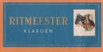 sigarenbandjes 1/201  Etiketten  Ritmeester, Verzamelen, Rookartikelen, Aanstekers en Luciferdoosjes, Ophalen of Verzenden, Gebruikt