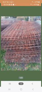 Wapeningsnetten,Bouwstaal,gaas 135x250cm rond 5 Maas 10x10cm, Ophalen, Zo goed als nieuw, IJzer