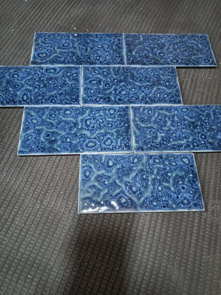 wandtegels azurro blauw, Doe-het-zelf en Verbouw, Tegels, Nieuw, Wandtegels, Keramiek, 20 tot 40 cm, Minder dan 20 cm, 10 m² of meer