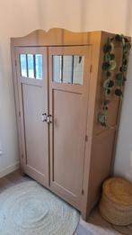 Nette 'oude' kledingkast met prachtige spiegeltjes, Ophalen, 50 tot 75 cm, 100 tot 150 cm, 150 tot 200 cm