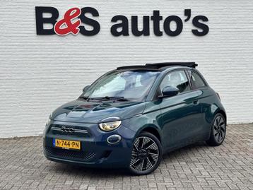 Fiat 500E CABRIO 42 kWh Ocean Green metallic Cruise control  beschikbaar voor biedingen