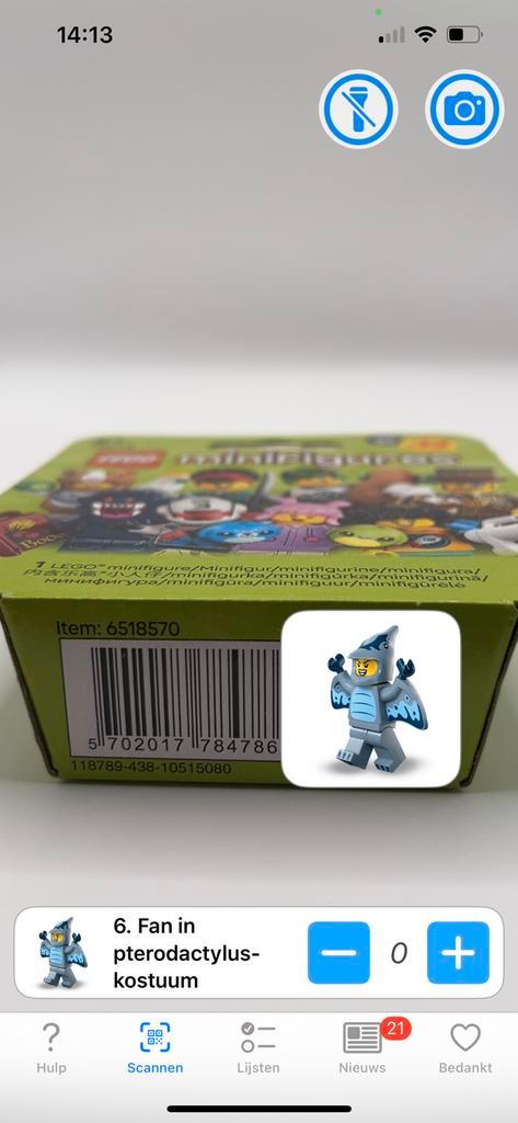 LEGO CMF serie 27 col27-6 Pterodactyl kostuum, Kinderen en Baby's, Speelgoed | Duplo en Lego, Nieuw, Ophalen of Verzenden