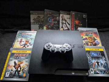 Playstation 3 met spellen beschikbaar voor biedingen