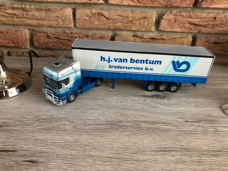 Miniatuur van Tekno, Hobby en Vrije tijd, Modelauto's | 1:50, Zo goed als nieuw, Bus of Vrachtwagen, Tekno, Ophalen of Verzenden