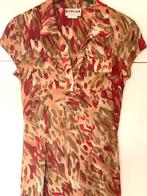 SALE...Morgan lange vhals dessin jurk 34/36 zgan chcs kerrie, Overige kleuren, Zo goed als nieuw, Maat 36 (S), Onder de knie