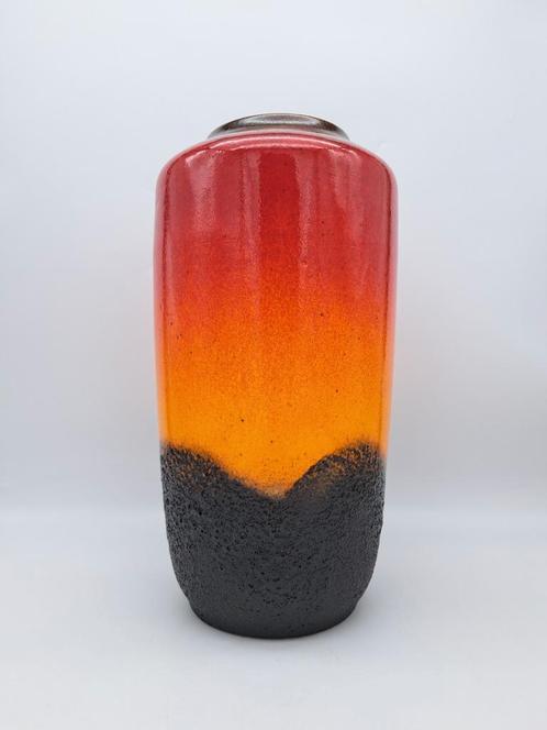 Zeldzame Retro Vloervaas Scheurich Fat Lava 517-38 vaas, Antiek en Kunst, Antiek | Vazen, Ophalen of Verzenden