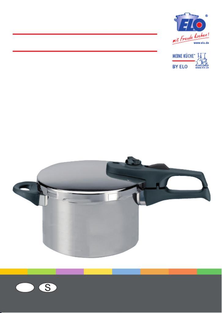 ELO 2,7 LT SNELKOOKPAN MET 3 INZETBAKJES  € 50,00, Huis en Inrichting, Keuken | Potten en Pannen, Nieuw, Kookpan of Snelkookpan