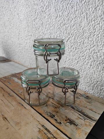 3 nieuwe leuke weck potjes van Ikea hxdrs  7,5x6 cm beschikbaar voor biedingen