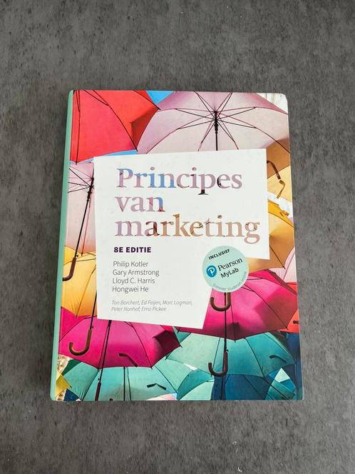 Principes van Marketing 8e editie: Commerciële Economie HBO, Boeken, Studieboeken en Cursussen, Zo goed als nieuw, HBO, Ophalen of Verzenden