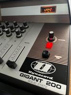 Dynacord GIGANT 200 Power Amp en Mixer incl. flightcase, Ophalen, Gebruikt, Minder dan 500 watt, P.A.