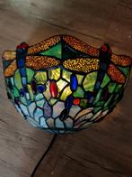 Tiffany Wandlamp Libellen, Huis en Inrichting, Ophalen of Verzenden, Zo goed als nieuw, Glas, Tiffany