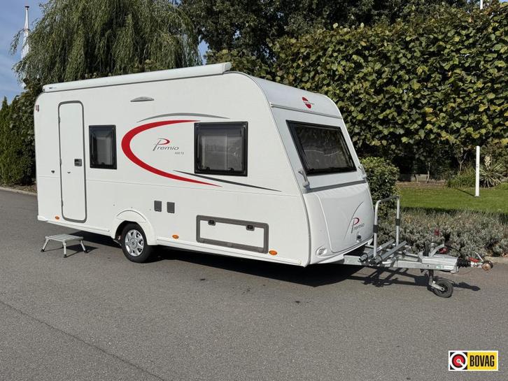 Bürstner Premio 400 TS Mover,Luifel,lichtgewicht, Caravans en Kamperen, Caravans, Bedrijf, tot en met 3, 750 - 1000 kg, Treinzit