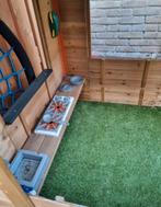 Houten Speelhuisje met Keuken, Kinderen en Baby's, Speelgoed | Buiten | Speelhuisjes, Ophalen, Gebruikt, Hout