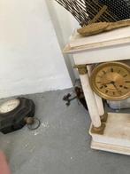 Antieke Marmeren Kolomklok, Antiek en Kunst, Antiek | Klokken, Ophalen of Verzenden