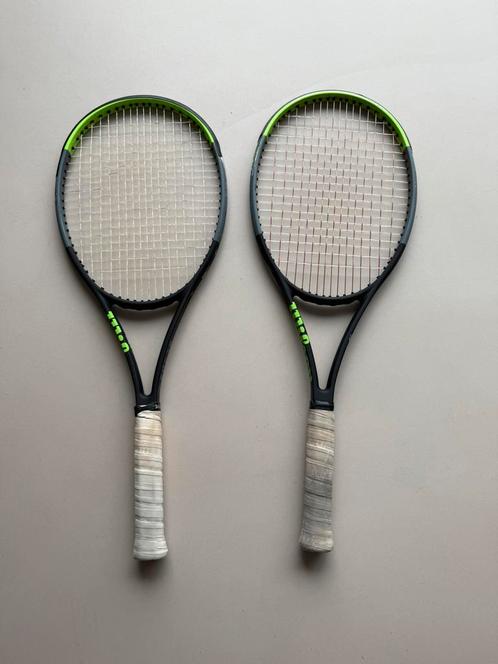 Wilson Blade v7 98 305gr, Sport en Fitness, Tennis, Zo goed als nieuw, Racket, Wilson, L3, Ophalen of Verzenden