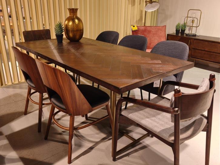 Dutchbone Tafel Class, Huis en Inrichting, Tafels | Eettafels, Nieuw, 50 tot 100 cm, 150 tot 200 cm, Vijf personen of meer, Rechthoekig