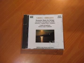 CD Grieg • Sibelius. Romantic Music For Strings. beschikbaar voor biedingen