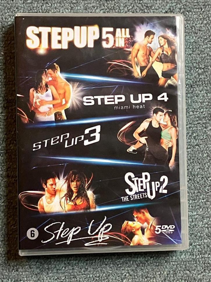 DVD-set  STEP UP  complete collection 1 - 5, Cd's en Dvd's, Dvd's | Muziek en Concerten, Gebruikt, Muziek en Concerten, Boxset