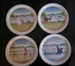 4 Villeroy en Boch 4 seizoenen (wand) borden compleet, Ophalen of Verzenden