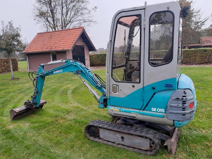 Kobelco sk015 minigraver 1.5 ton marge, Zakelijke goederen, Machines en Bouw | Kranen en Graafmachines, Graafmachine, Ophalen of Verzenden