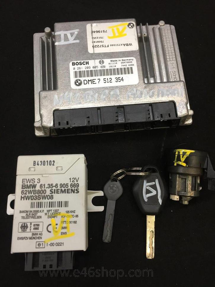 ECU DME BMW E46 N42BA18A Automaat oe 7512354, Auto-onderdelen, Elektronica en Kabels, BMW, Gebruikt, Ophalen of Verzenden