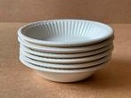 6 Wedgwood Edme Queens Ware Kommen Schaaltjes Crème Ø 13cm, Huis en Inrichting, Ophalen, Zo goed als nieuw, Kom(men), Wedgwood