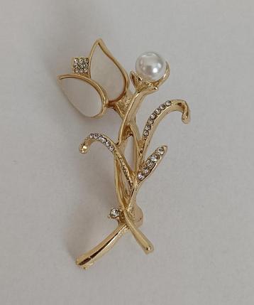 Tulp broche beschikbaar voor biedingen