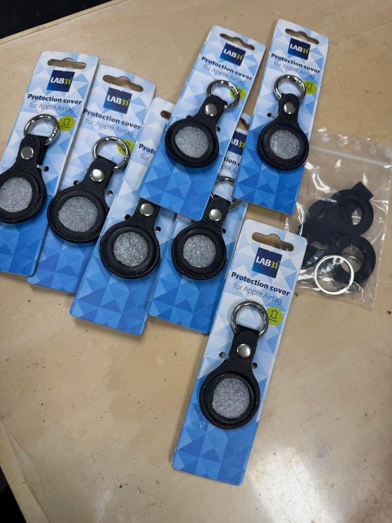 6 x LAB31 AirTag Beschermhoes - Nieuw, Telecommunicatie, Ophalen of Verzenden, Nieuw, Bescherming, Apple iPhone