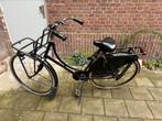 Zwarte gazelle oma fiets met rek, 56 cm of meer, Ophalen, Gebruikt