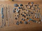 Grote partij oude sieraden Etc, Ophalen of Verzenden, Overige materialen, Overige typen