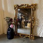 Barok Spiegel - houten lijst -120 x 80 cm- Goud - TTM Wonen, Huis en Inrichting, Woonaccessoires | Spiegels, TTM Wonen, 100 tot 150 cm